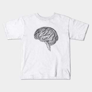 Geometric human brain Kids T-Shirt